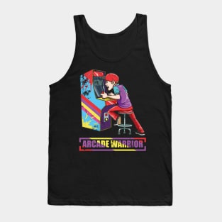 Arcade Game Machine Retro Gaming 80s Oldschool Gamer Tank Top